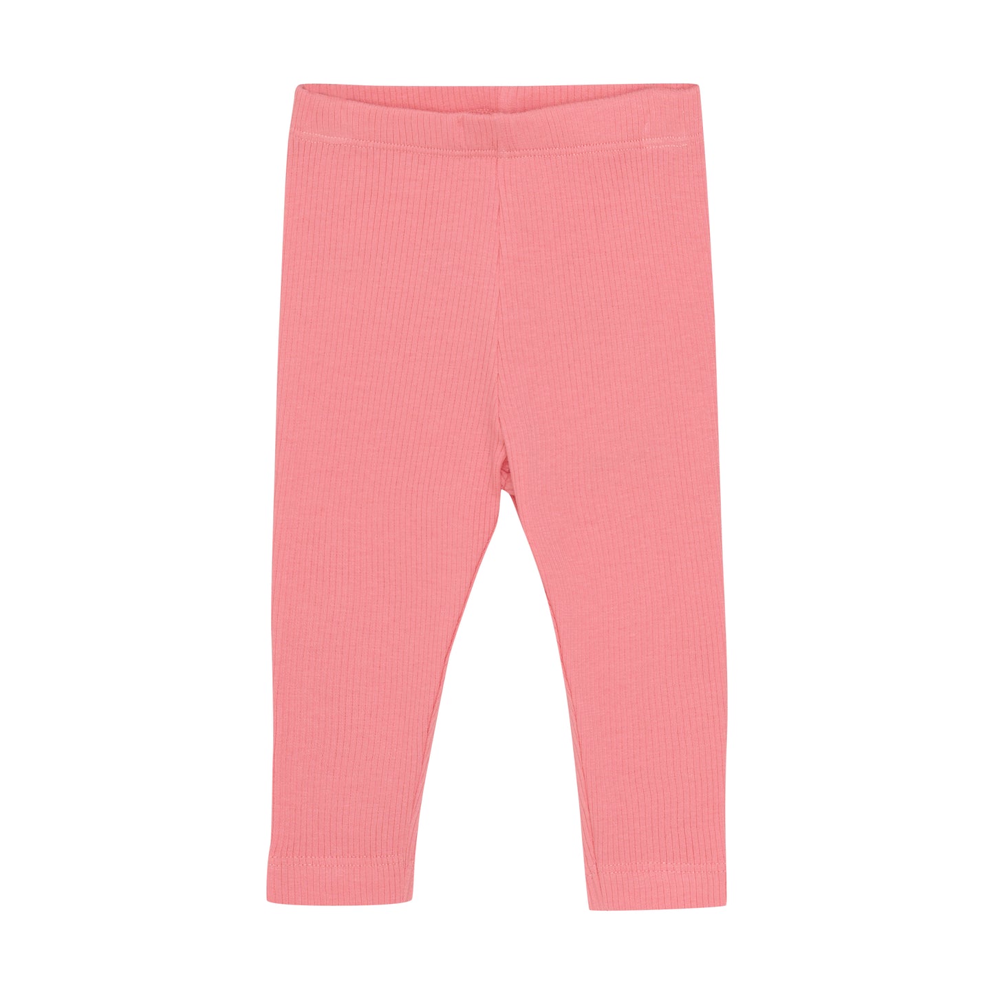 Minymo Ribbed Leggings in Strawberry Pink