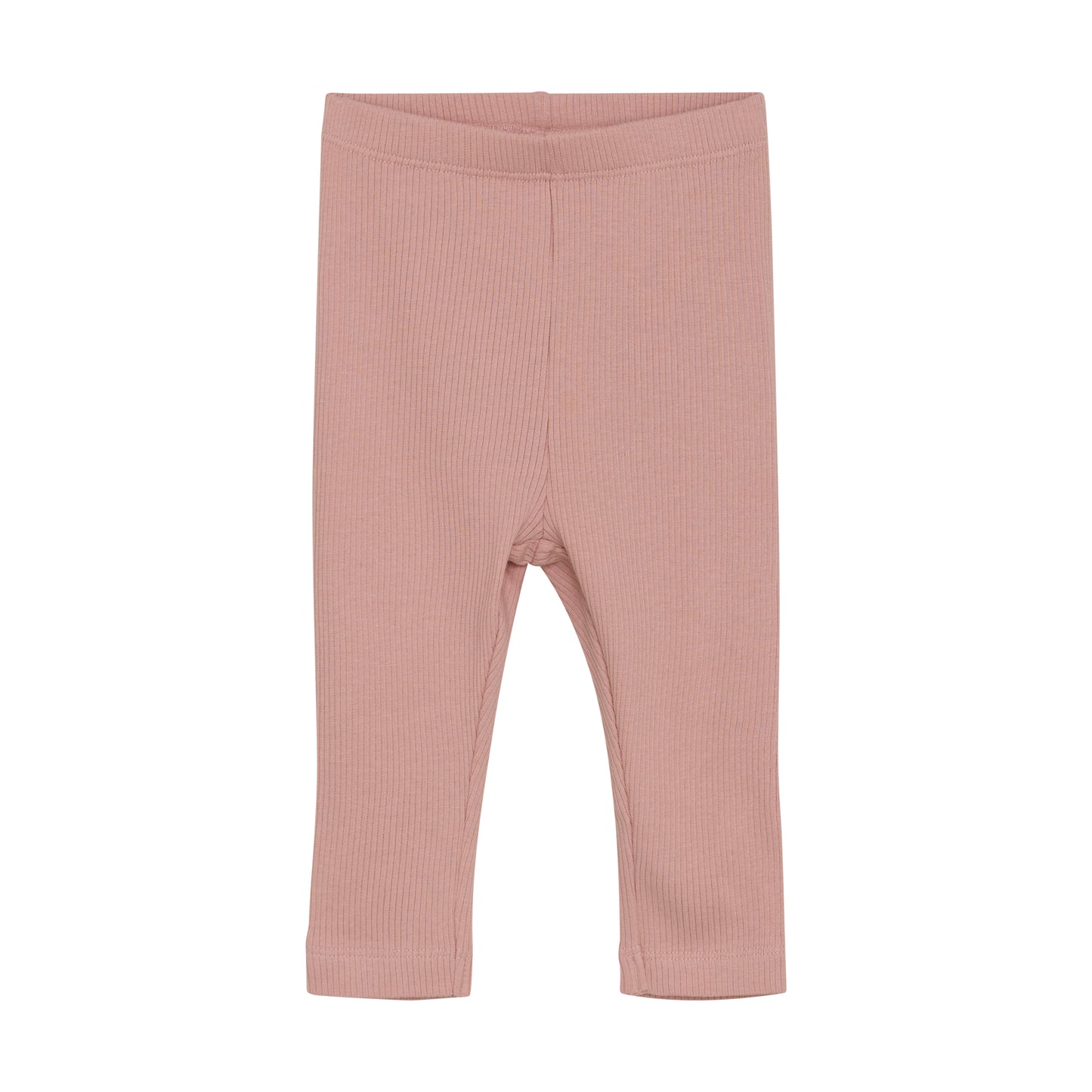 Minymo Modal Ribbed Leggings in Antique Pink