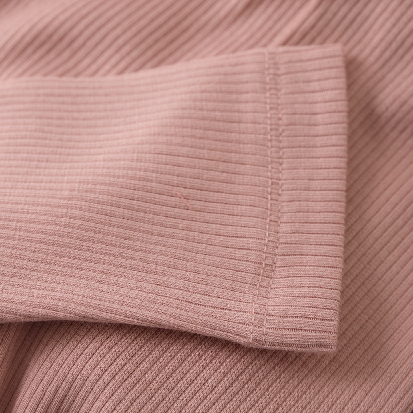 Minymo Modal Ribbed Leggings in Antique Pink