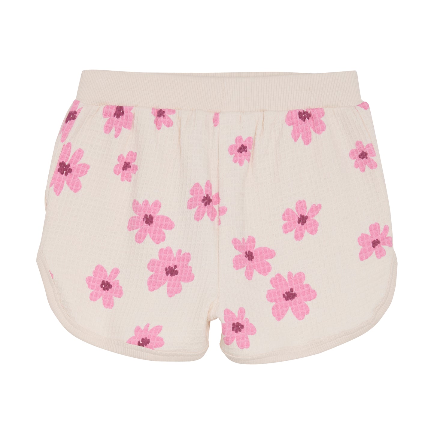 Minymo Waffle Shorts in Flower