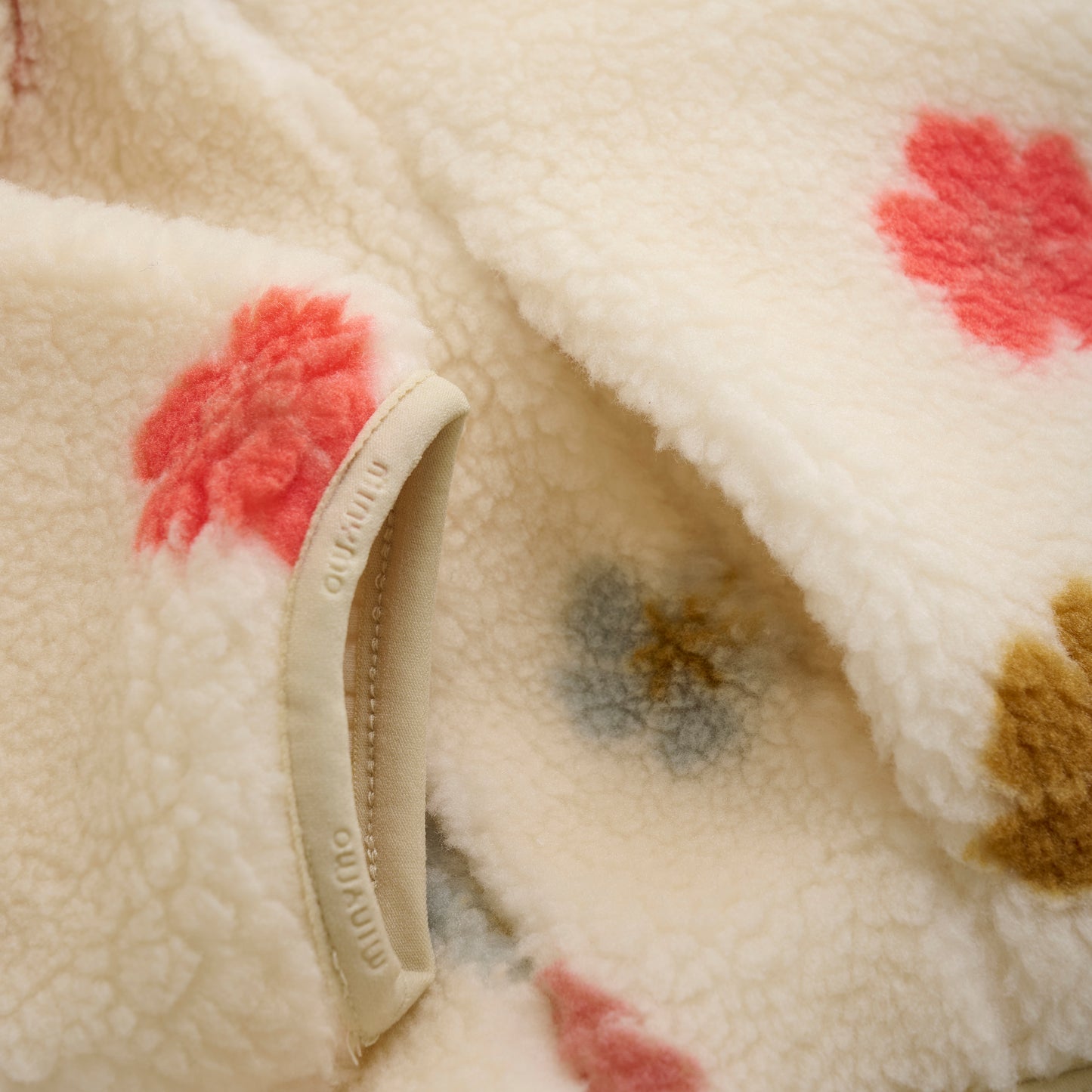 Minymo Teddy Jacket in Floral