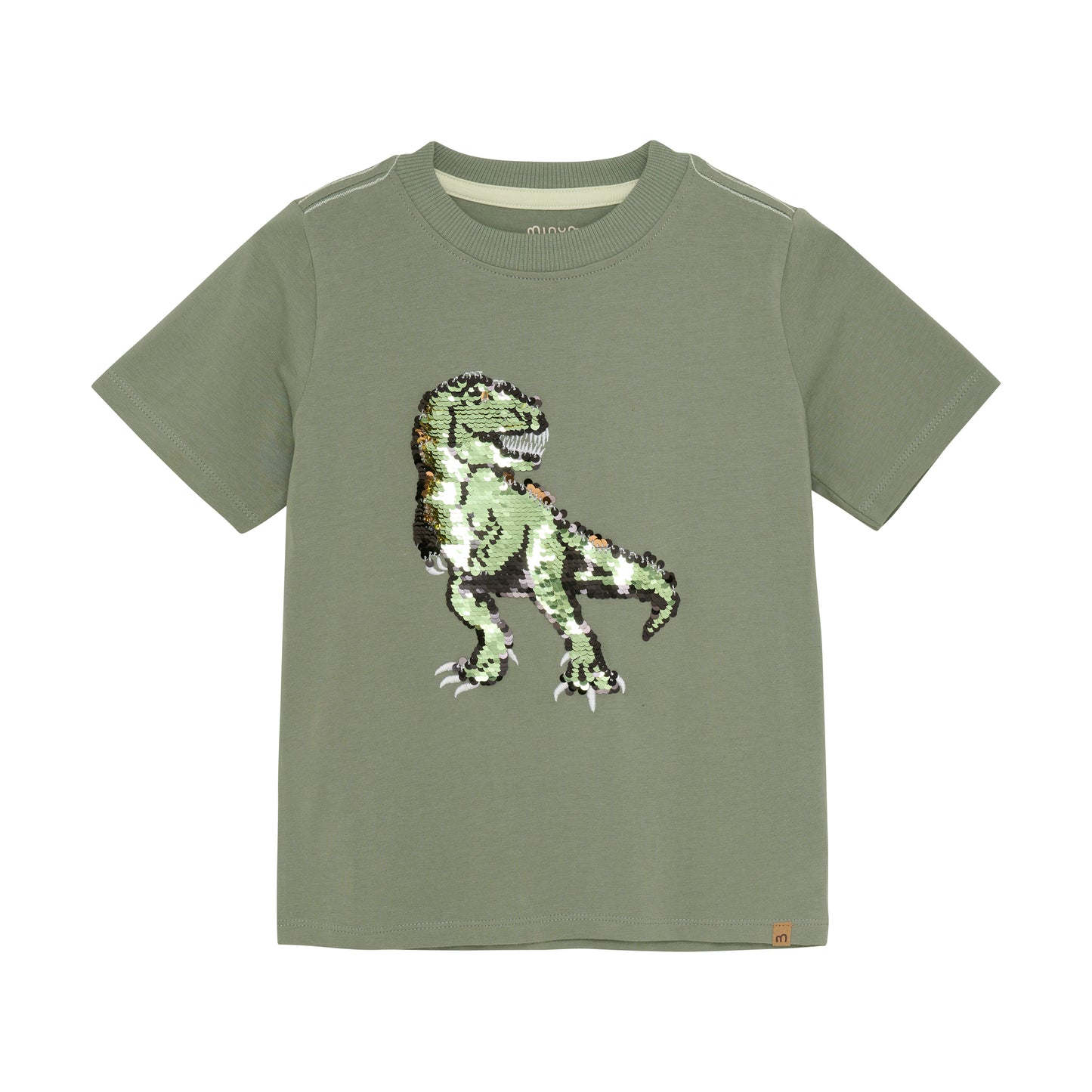 Minymo Sequin Dino Tee