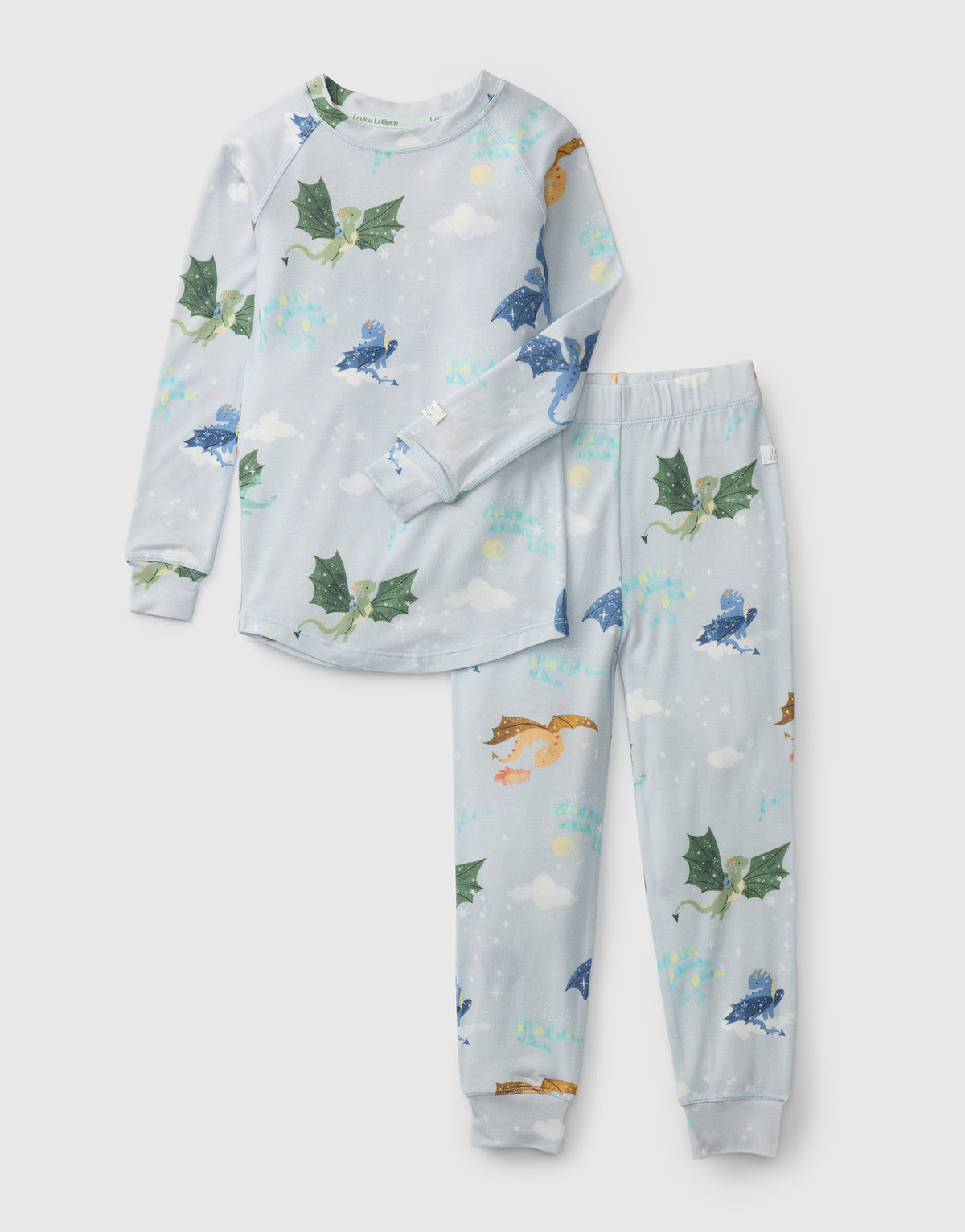 Loulou Lollipop Pajama Set in Magical Dragons
