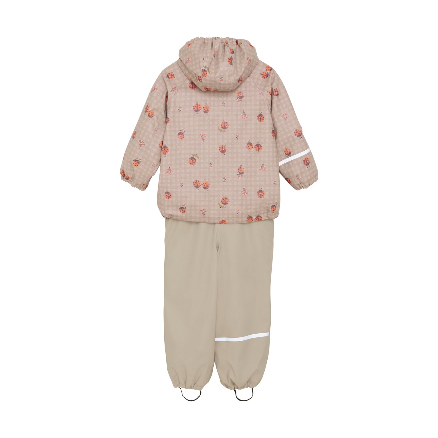 CeLaVi Fleece Lined Rainwear Set in Nasturtium