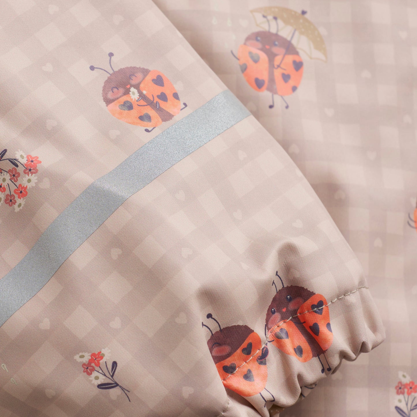 CeLaVi Fleece Lined Rainwear Set in Nasturtium
