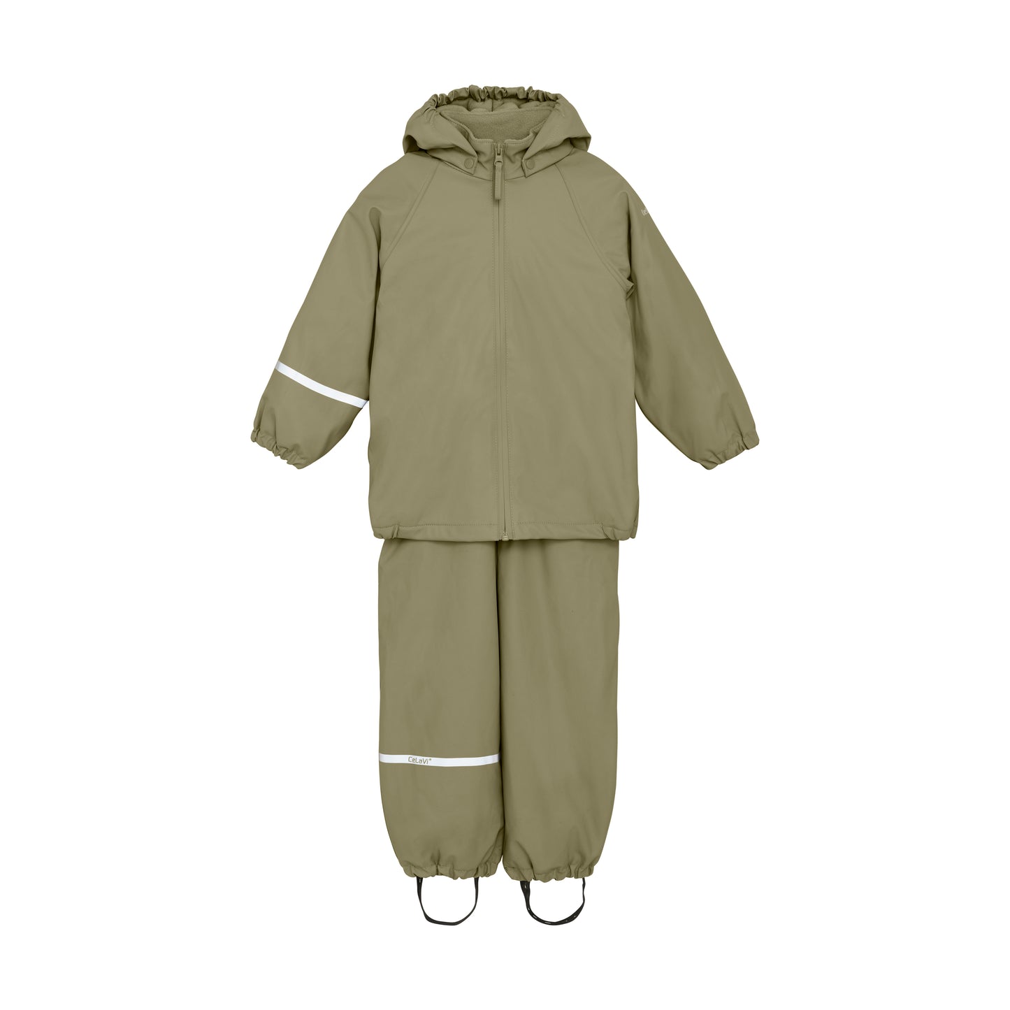 CeLaVi Fleece Lined Rainwear Set in Overland Trek