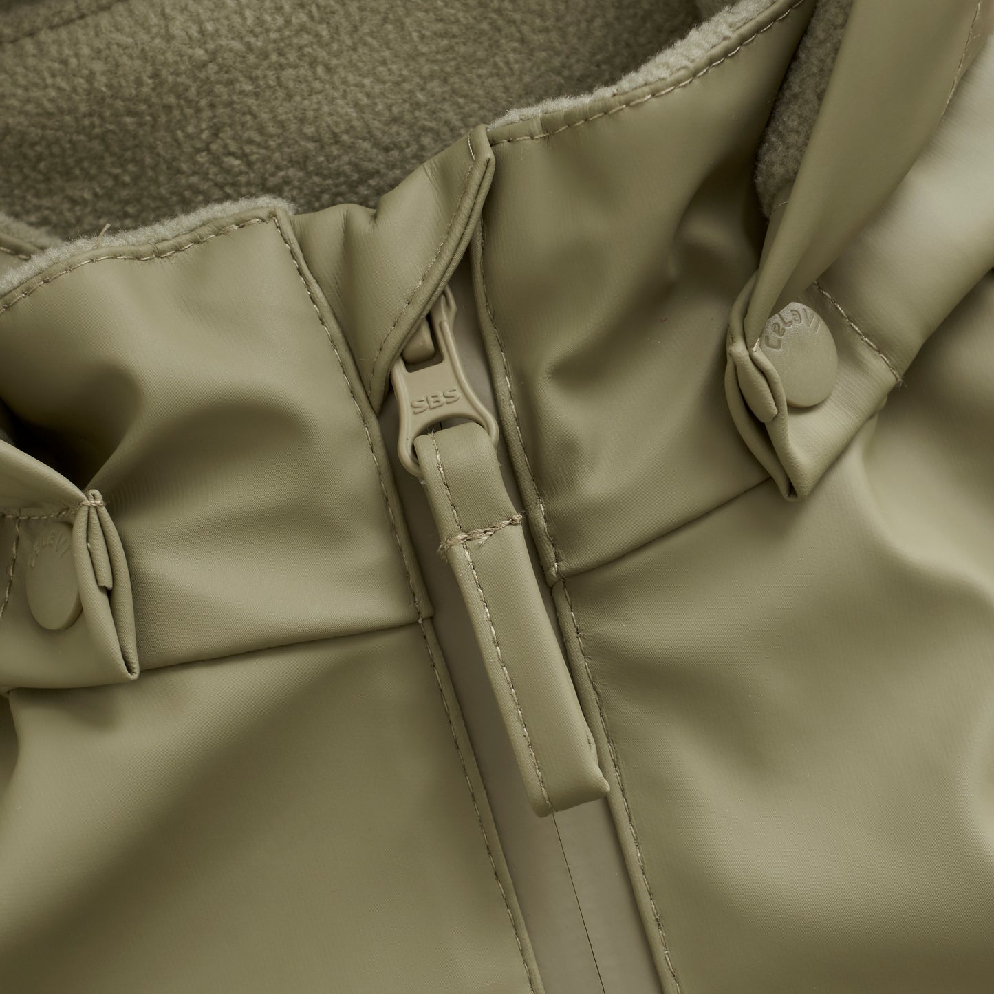 CeLaVi Fleece Lined One Piece Rain Suit in Overland Trek