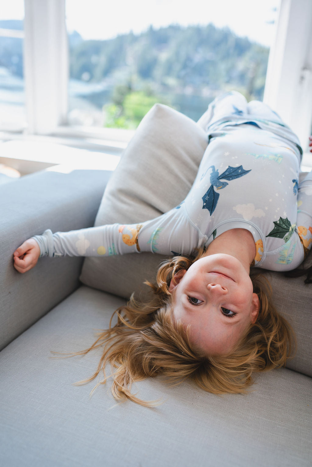 Loulou Lollipop Pajama Set in Magical Dragons