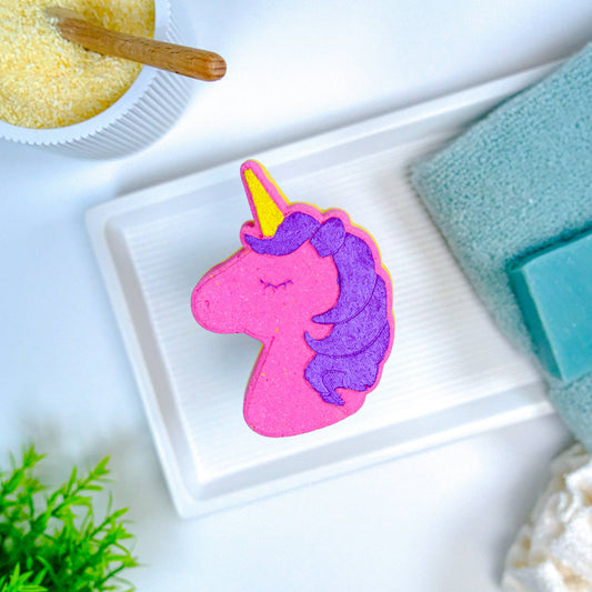 Happy Hippo Unicorn Bath Bomb with Shoe Charm