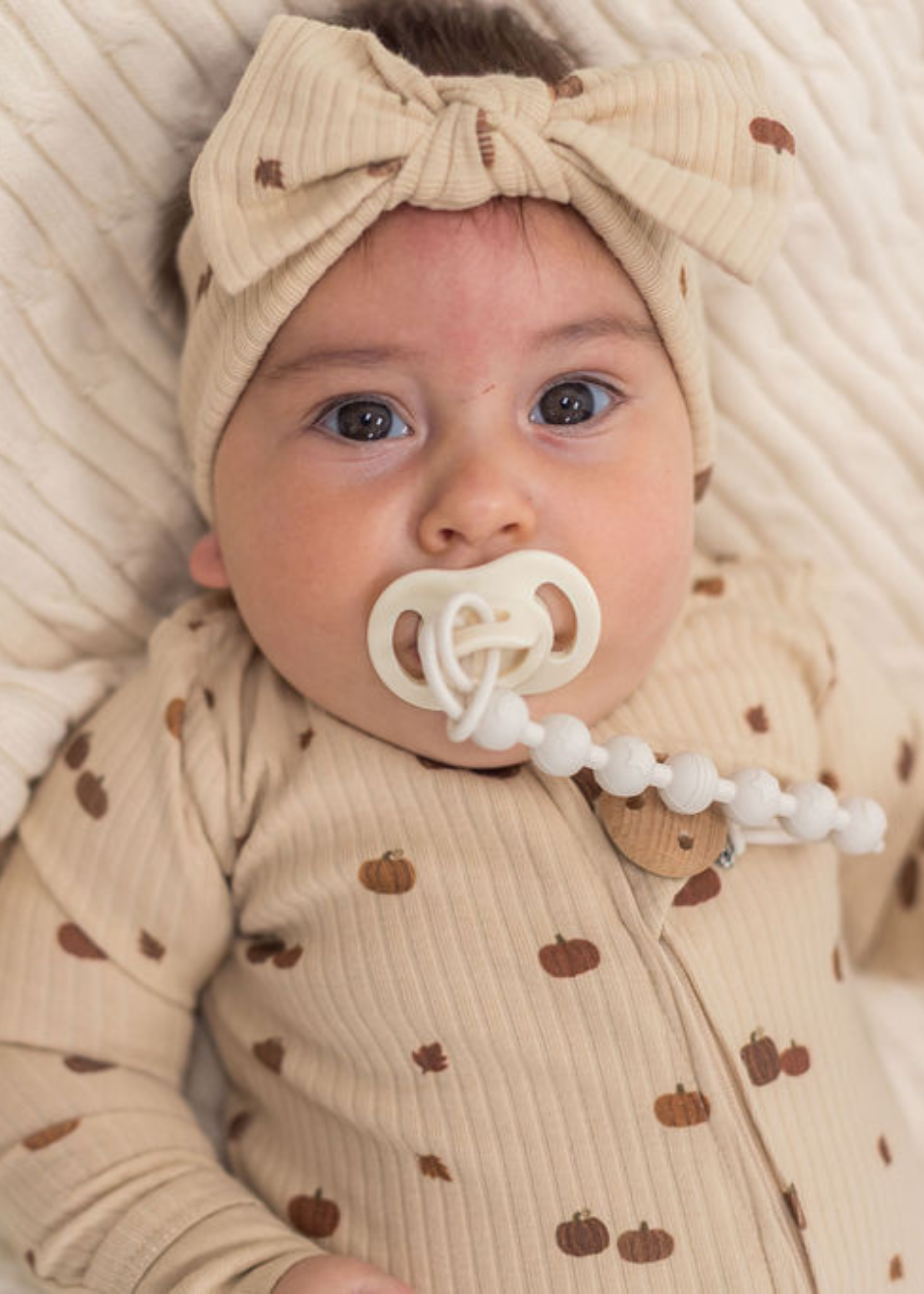Mila & Co. Ribbed Headband in Pumpkin
