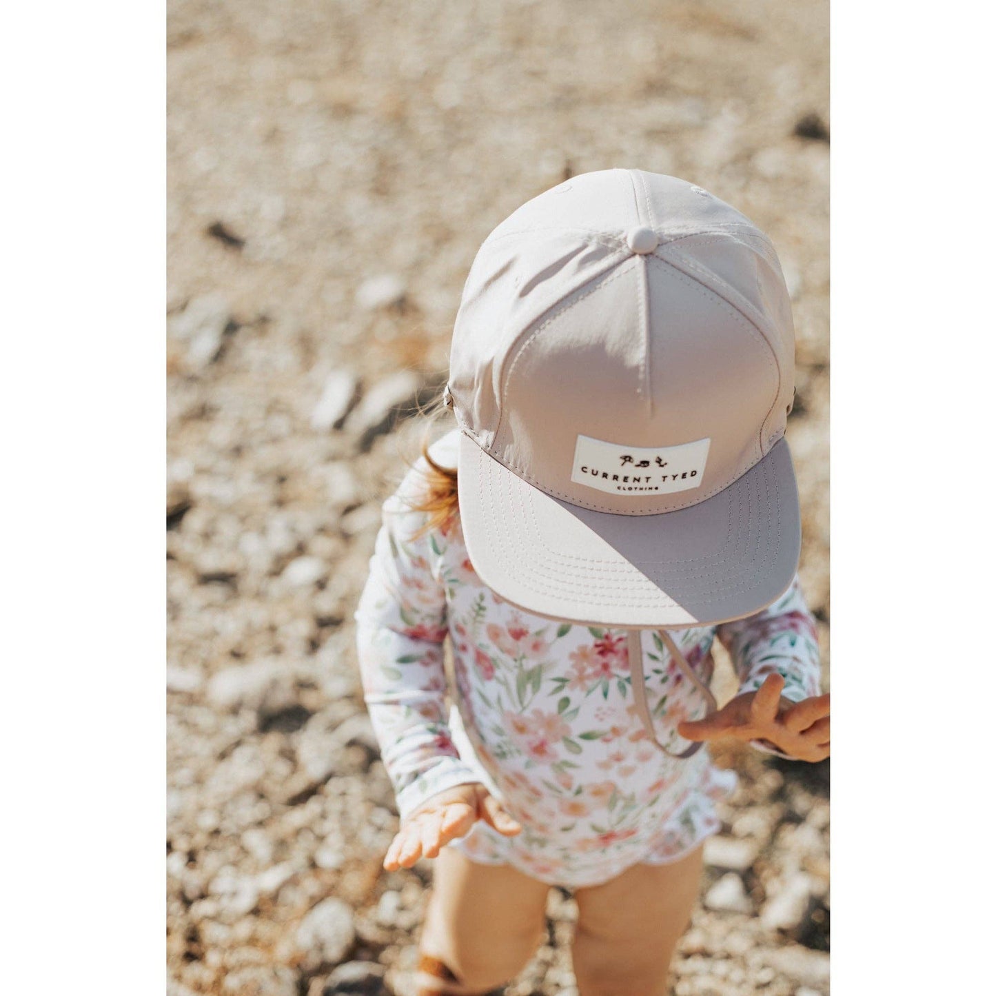 Current Tyed Classic Waterproof Snapback Hat in Beige