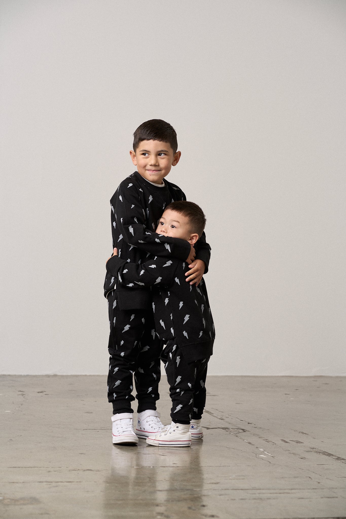 Little Bipsy Jogger in Lightning Bolt Black