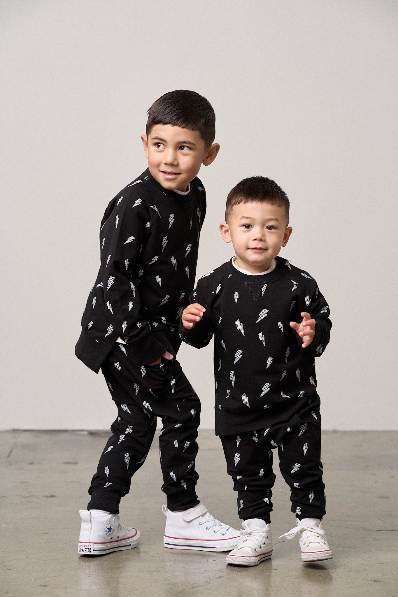 Little Bipsy Jogger in Lightning Bolt Black