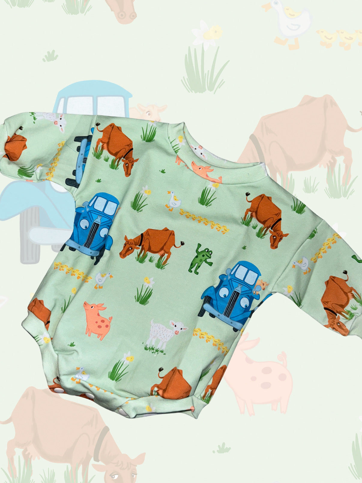 Reeses Little Pieces “Little Blue Truck” Romper
