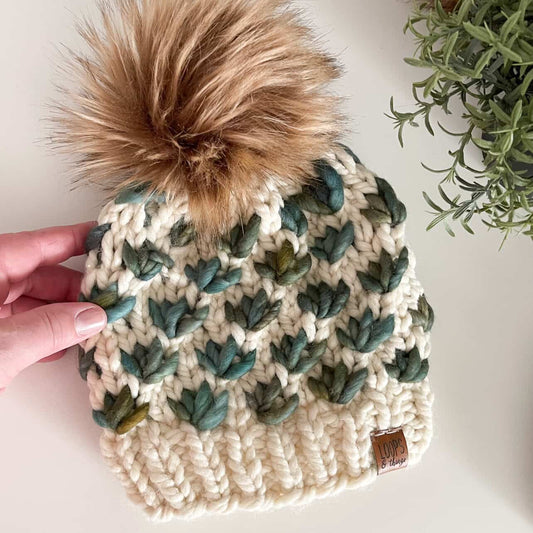 Loops & Things Luxury Merino Wool Handmade “Maple” Toques