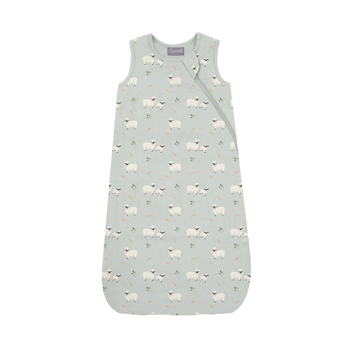 Coccoli Modal 1.5 Tog Sleep Sack in Sheep on Mercury