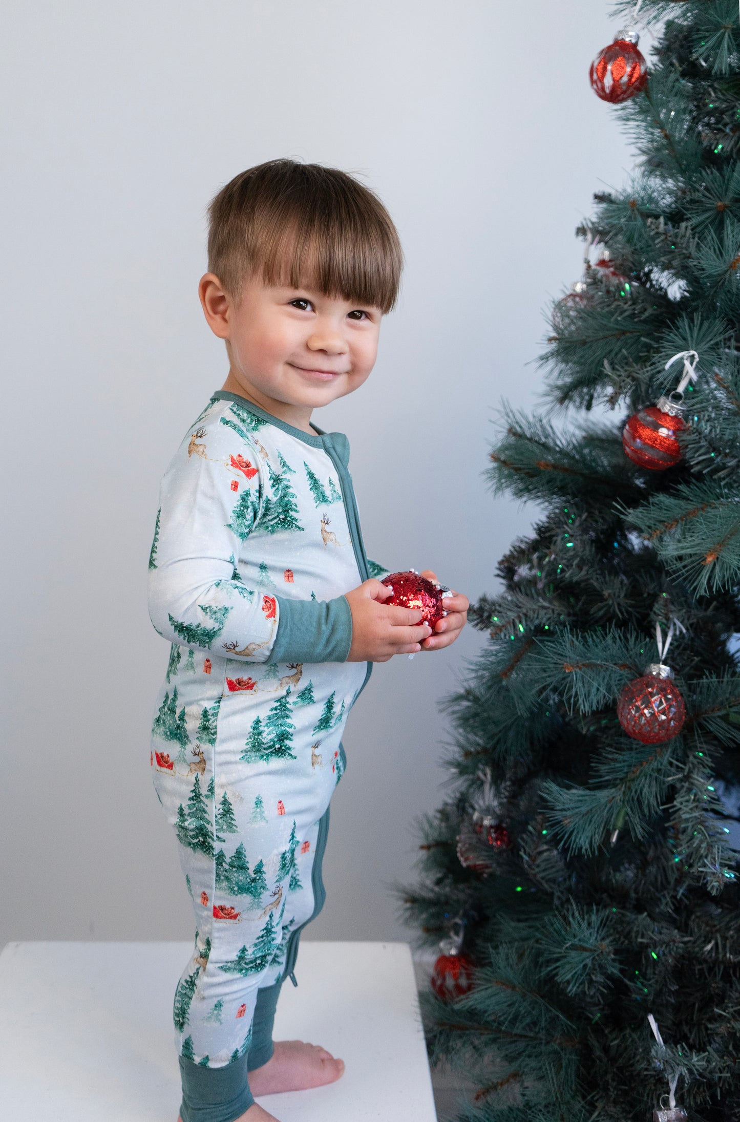 Belan J Footless Bamboo Sleeper in Frosty Floral