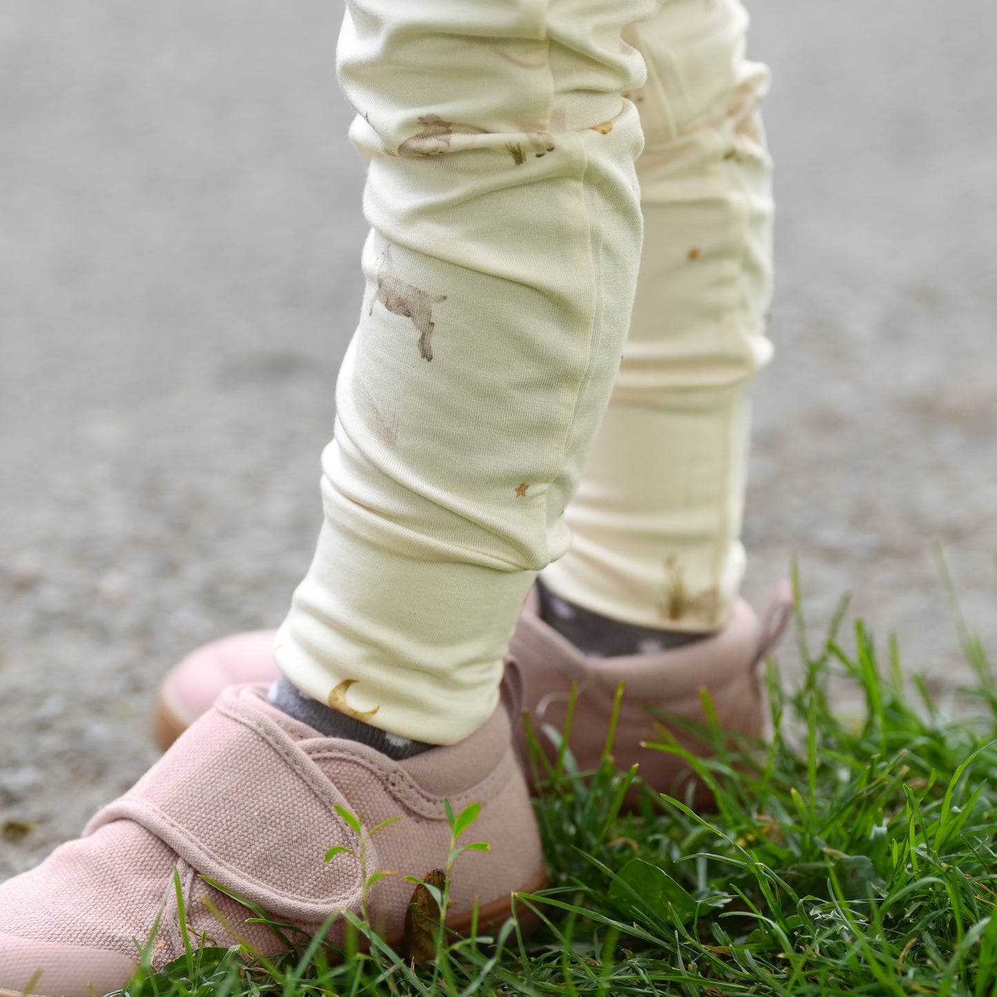 Belan J Foldover Cuff Footless Bamboo Sleeper in Little Lambs