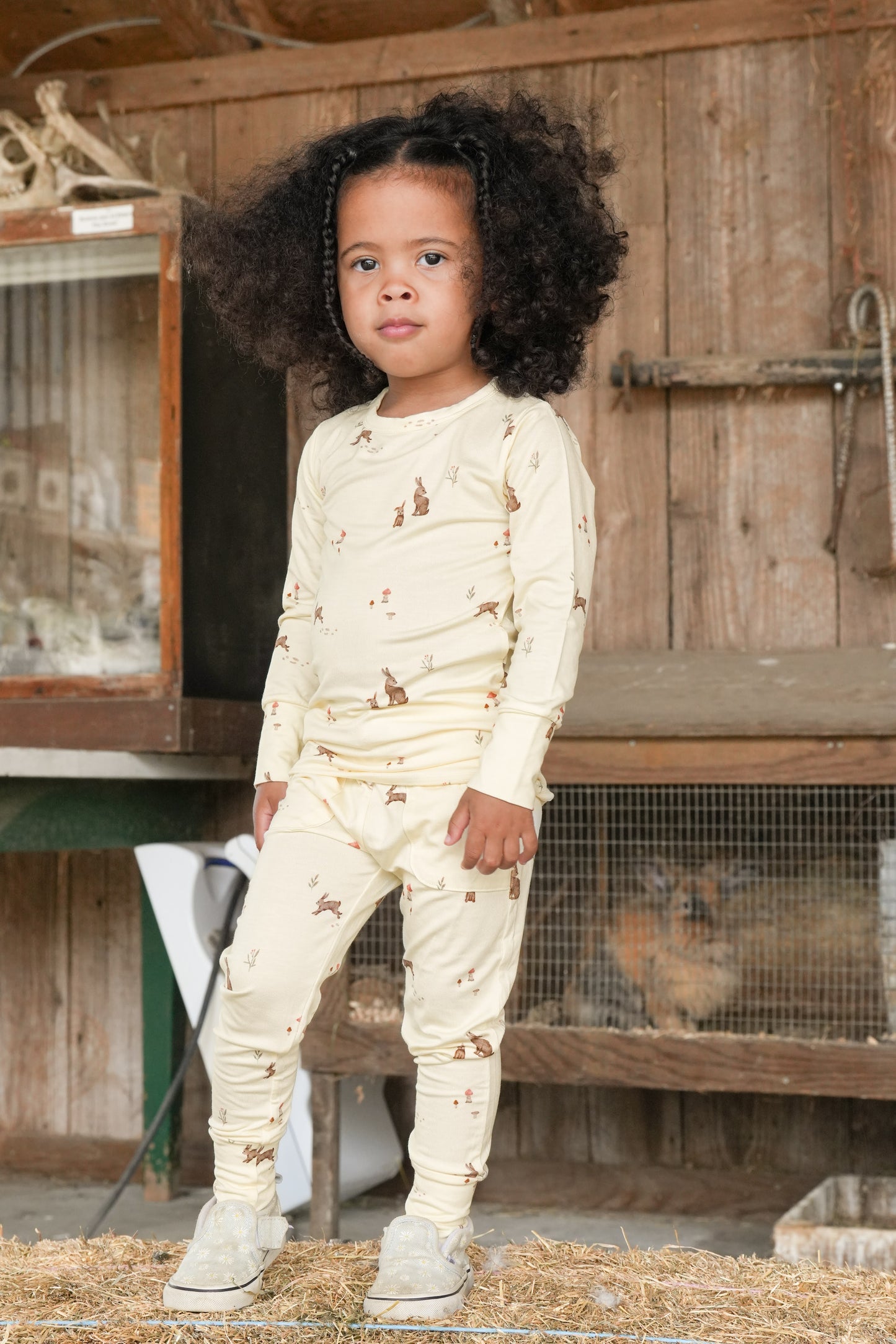 Belan J 2 Piece PJ Set in Little Lambs