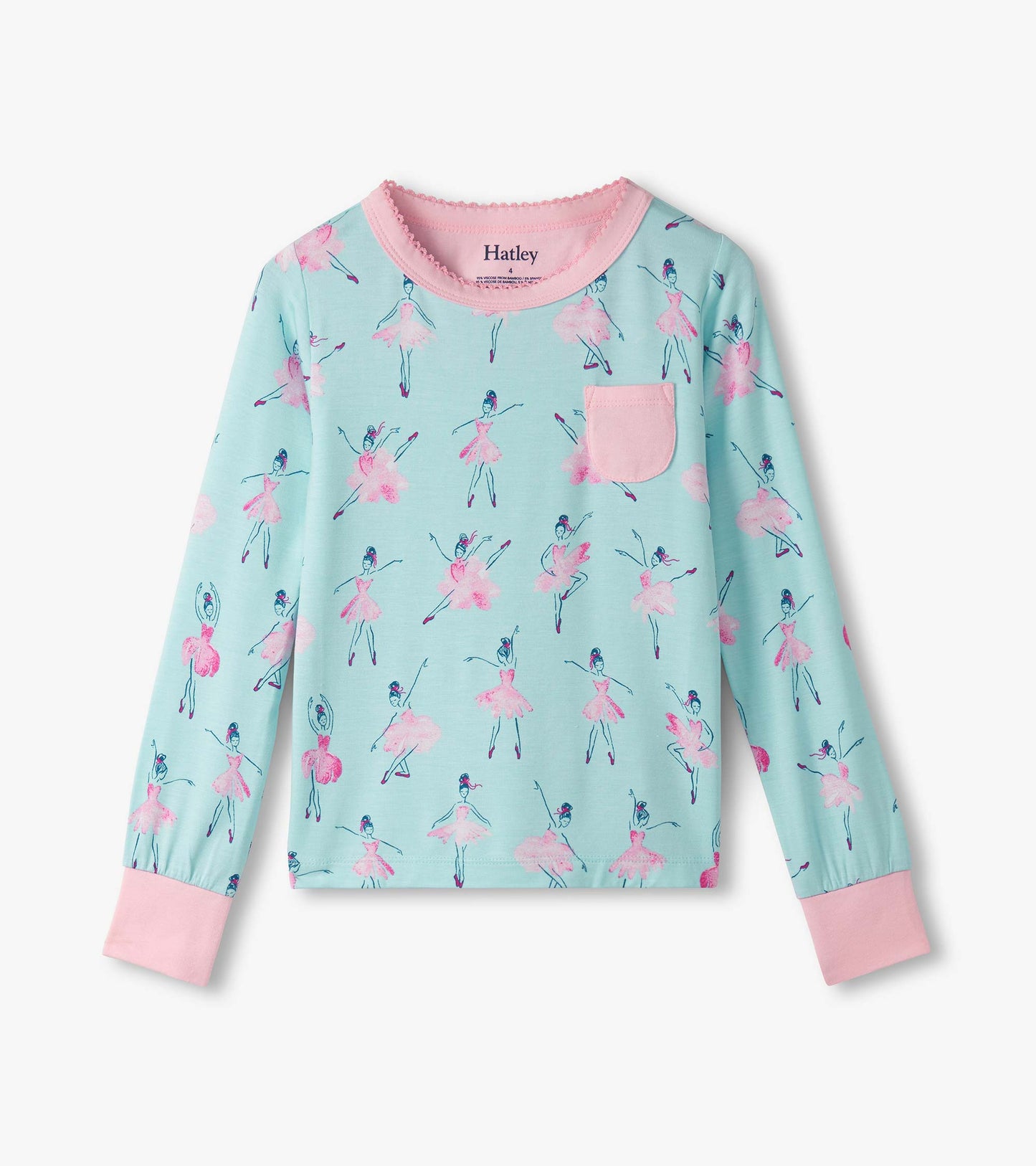 Hatley Bamboo Pajama Set in Ballet School