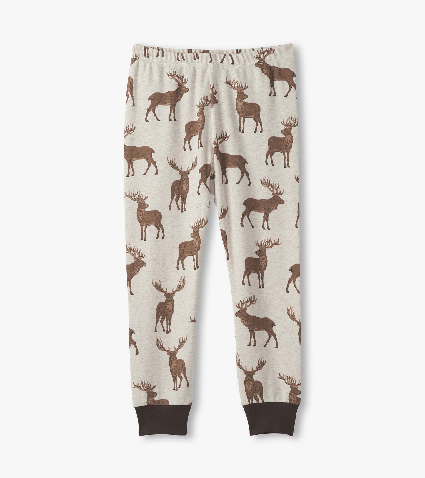 Hatley Cotton Pajama Set in Pine Brush Stags