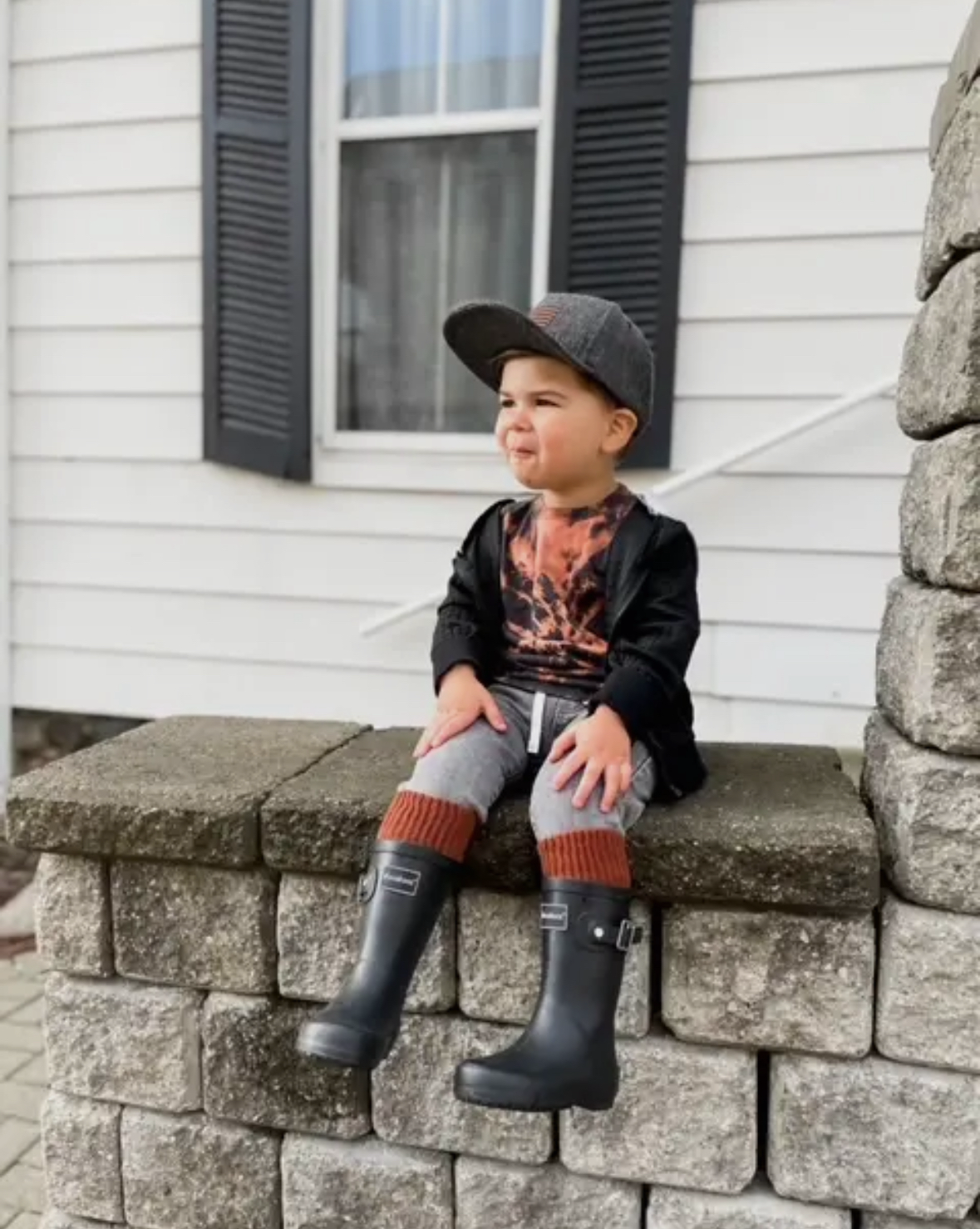 Shooshoo’s Black Wellington Rain Boot