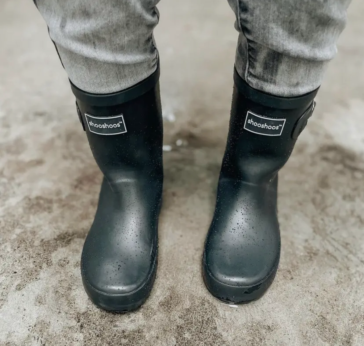 Shooshoo’s Black Wellington Rain Boot