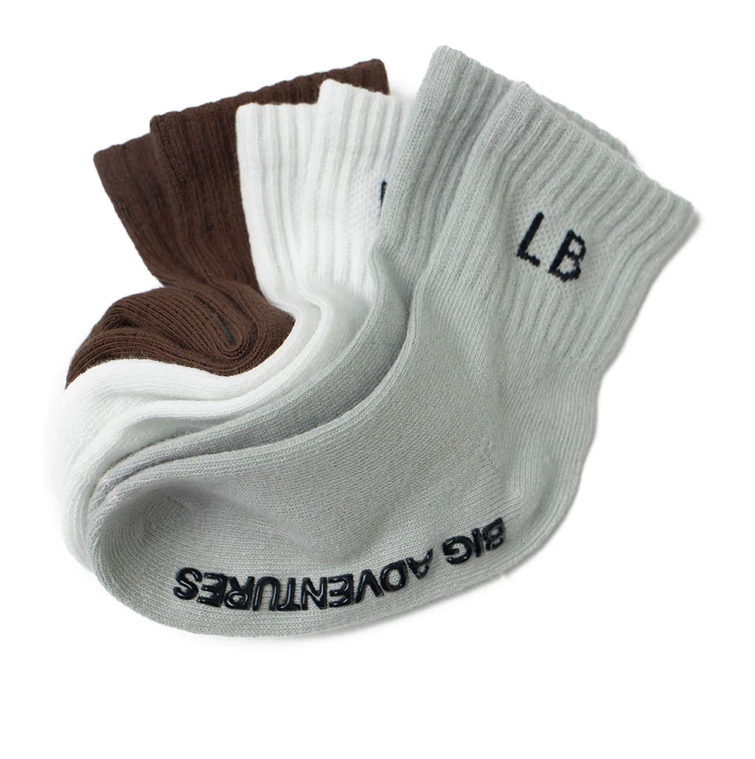 Little Bipsy 3 Pk Sock Sets