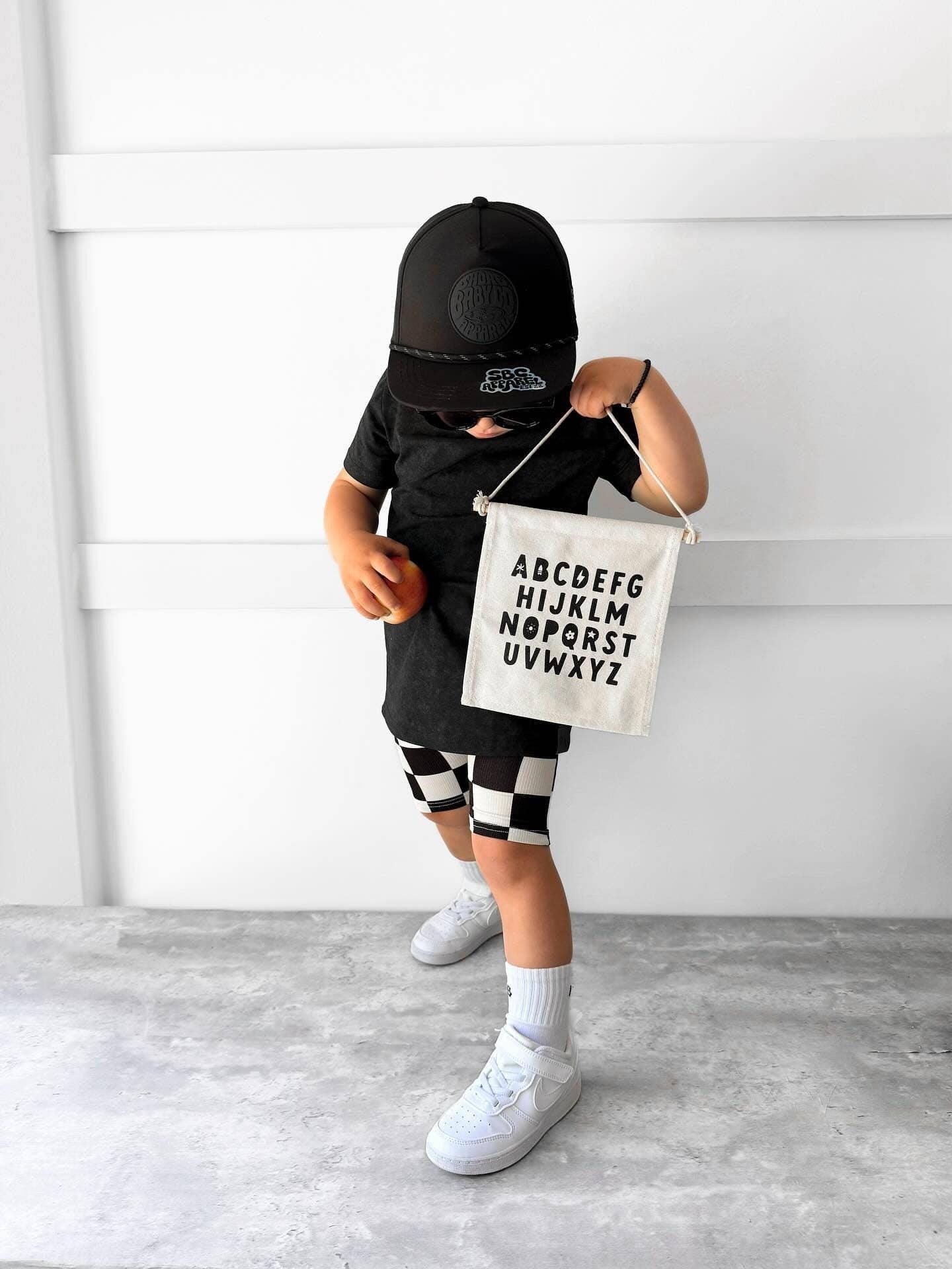 Cherrypick “Alphabet” Hanging Sign in Black