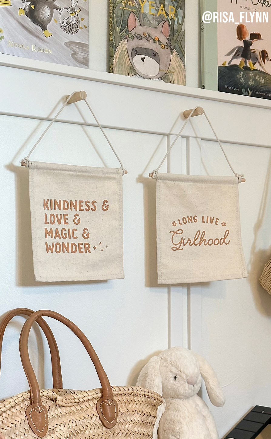 Cherrypick “Kindness Love Magic Wonder” Hanging Sign