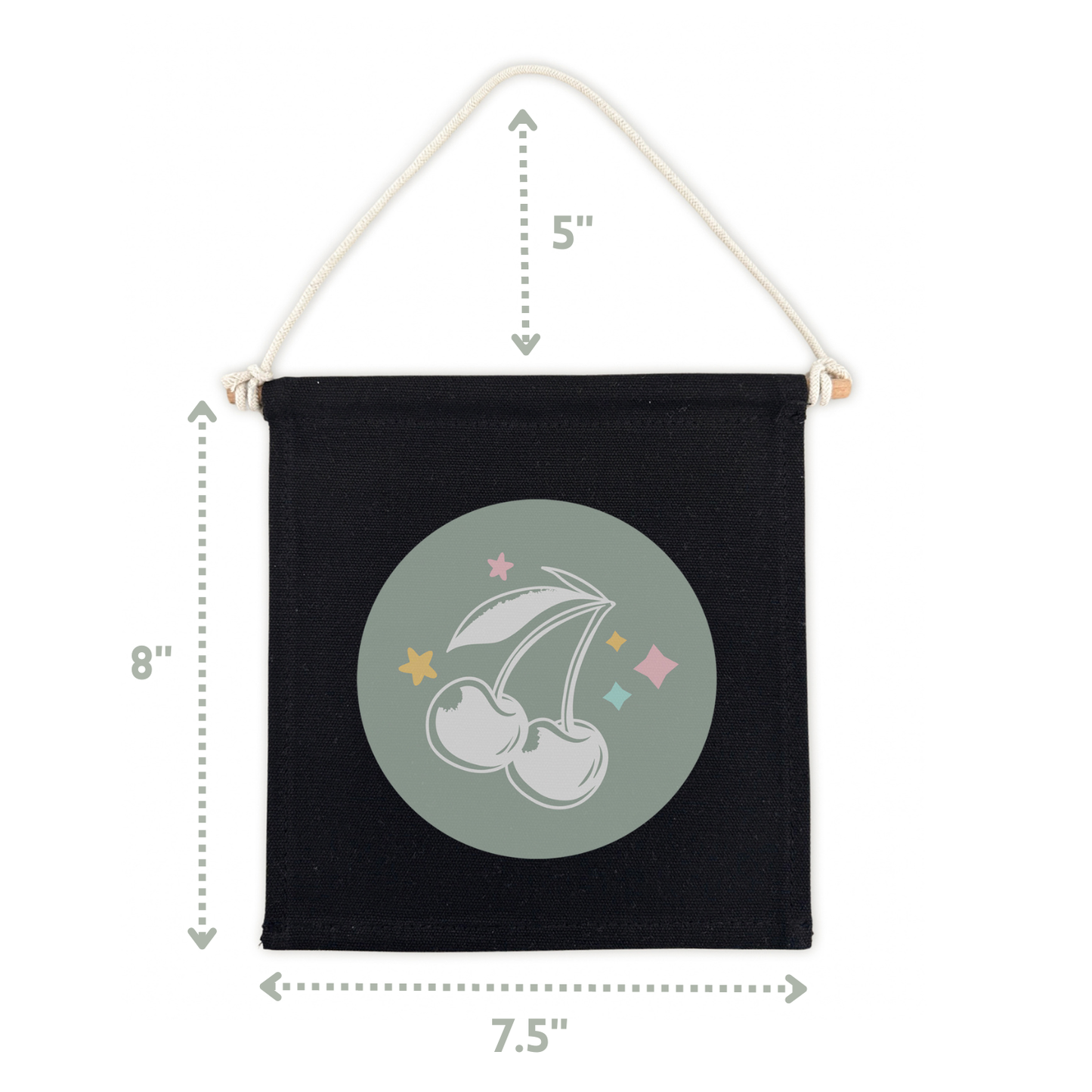 Cherrypick “Long Live Boyhood” Hanging Sign in Black