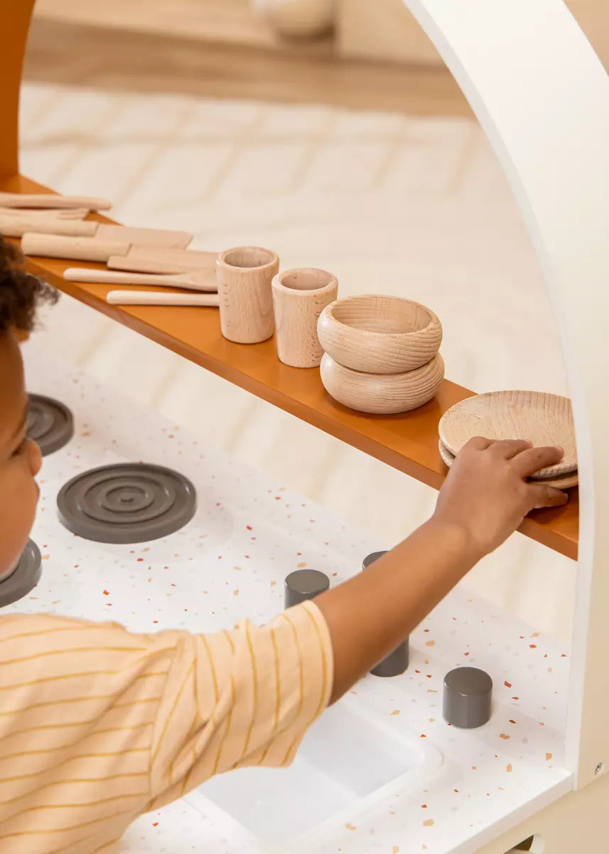 Coco Village Wooden Dinnerware Play Set