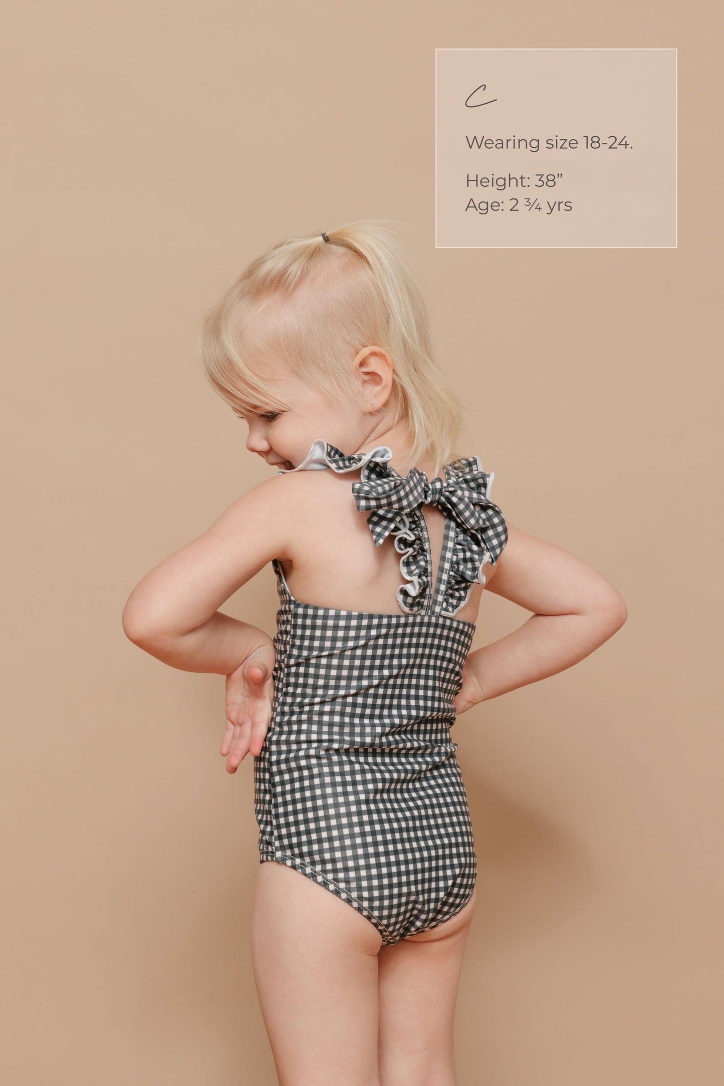 Imagine Perry - Ruffle Bow Swimsuit “The Amalfi”