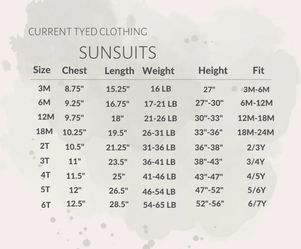 Current Tyed Sunsuit in “Finn”