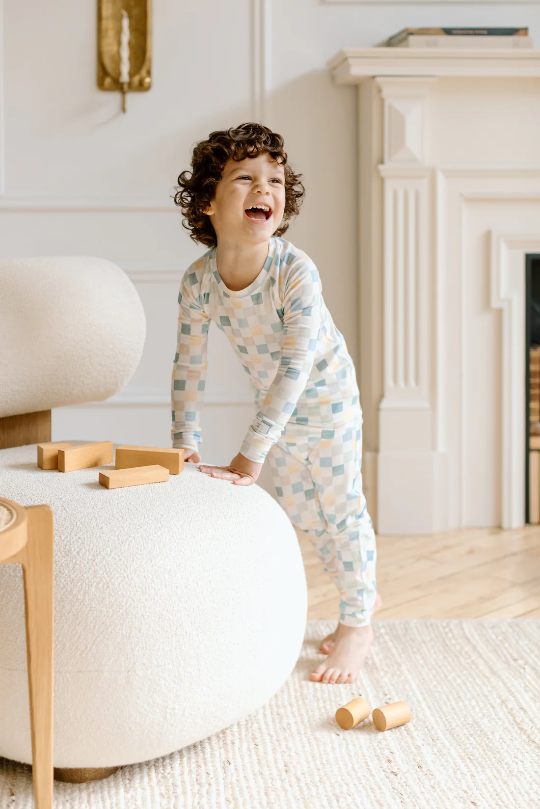 LouLou Lollipop 2 Piece PJ in Check it Out