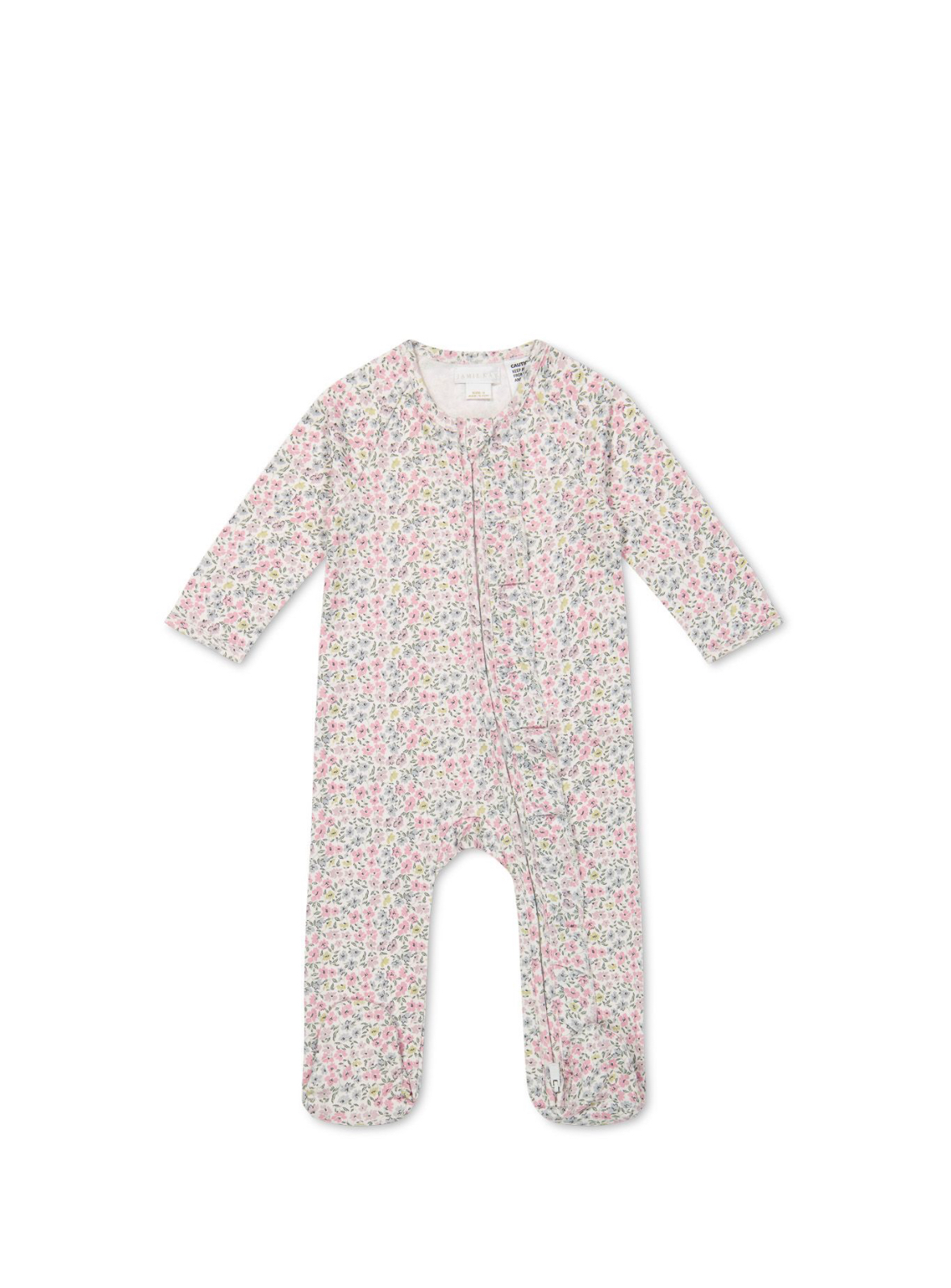 Jamie Kay Organic Cotton Meridith Onepiece in Fifi Mini Slightly Pink