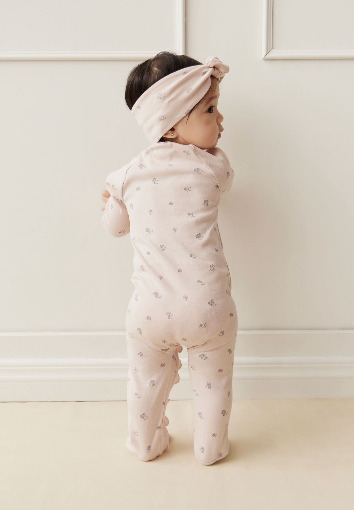 Jamie Kay Organic Cotton Meridith Onepiece in Meridith Violet