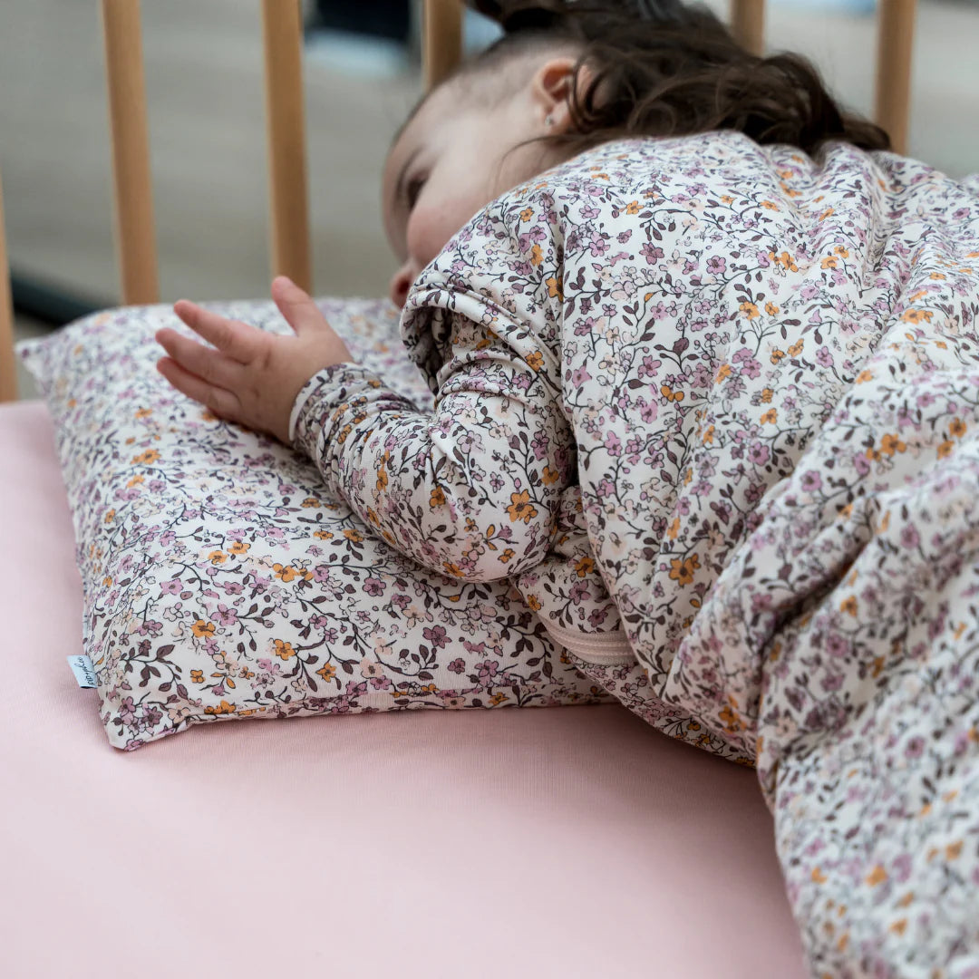 Pip + Phee Bamboo Toddler Pillowcase in Violet Meadow