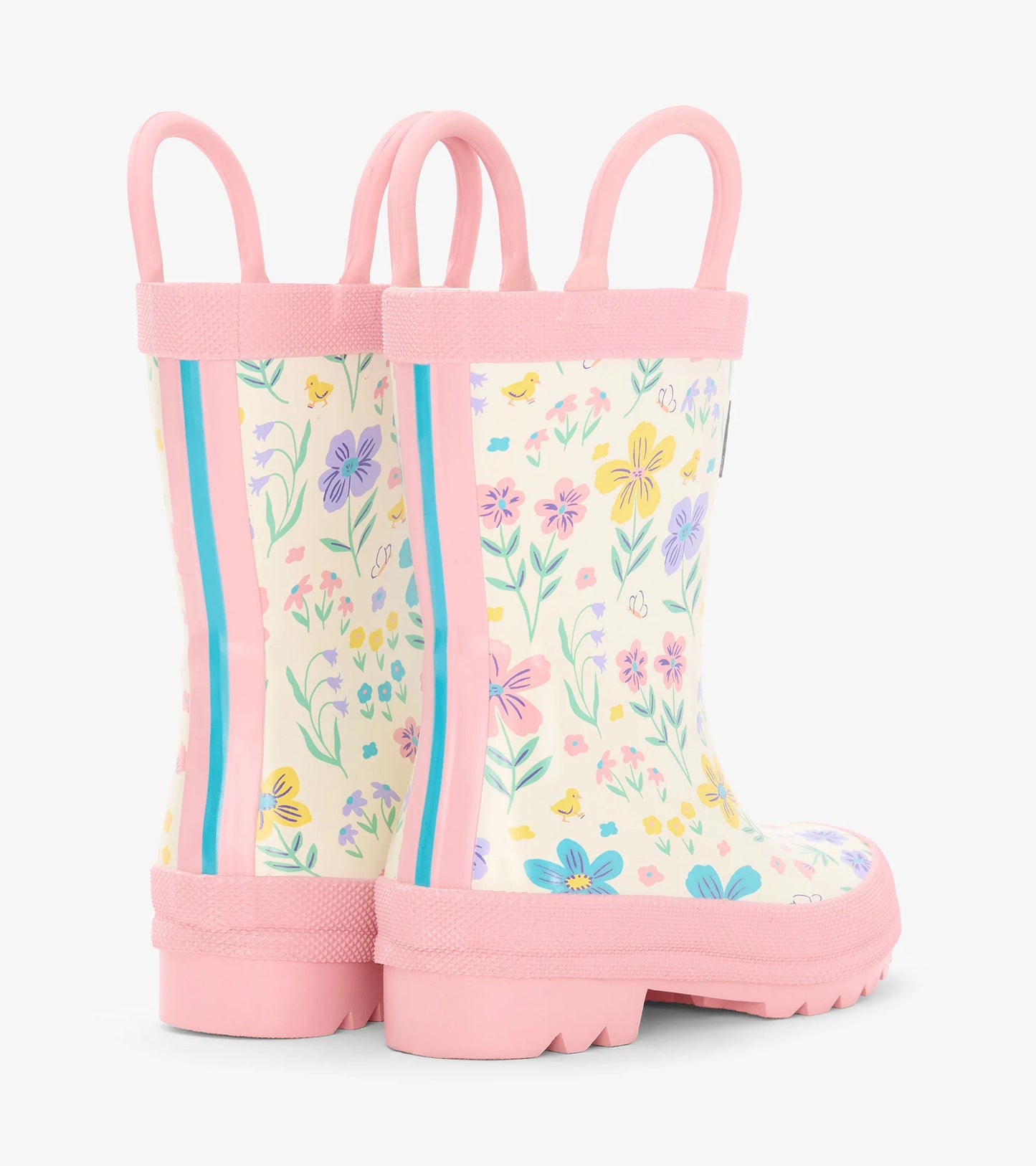 Hatley Rain Boot with Handles in Little Garden Chicks