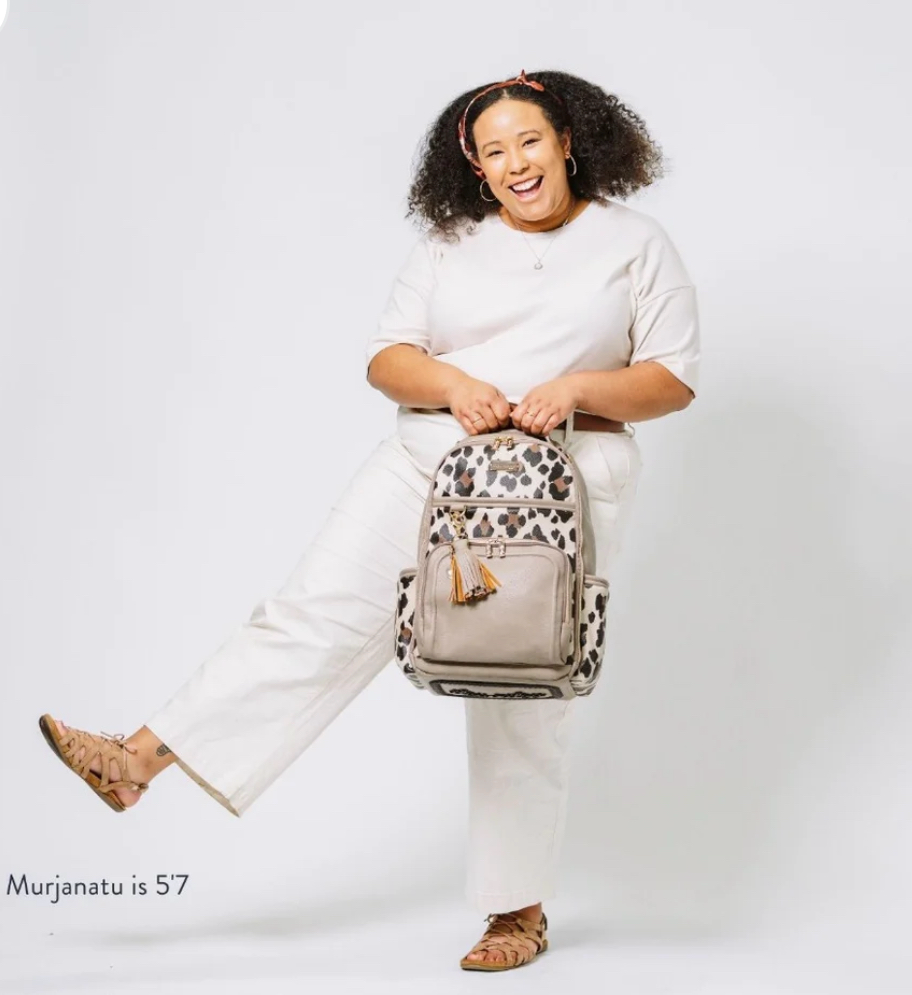 Itzy Ritzy Boss Plus Diaper Bag Backpack in Leopard