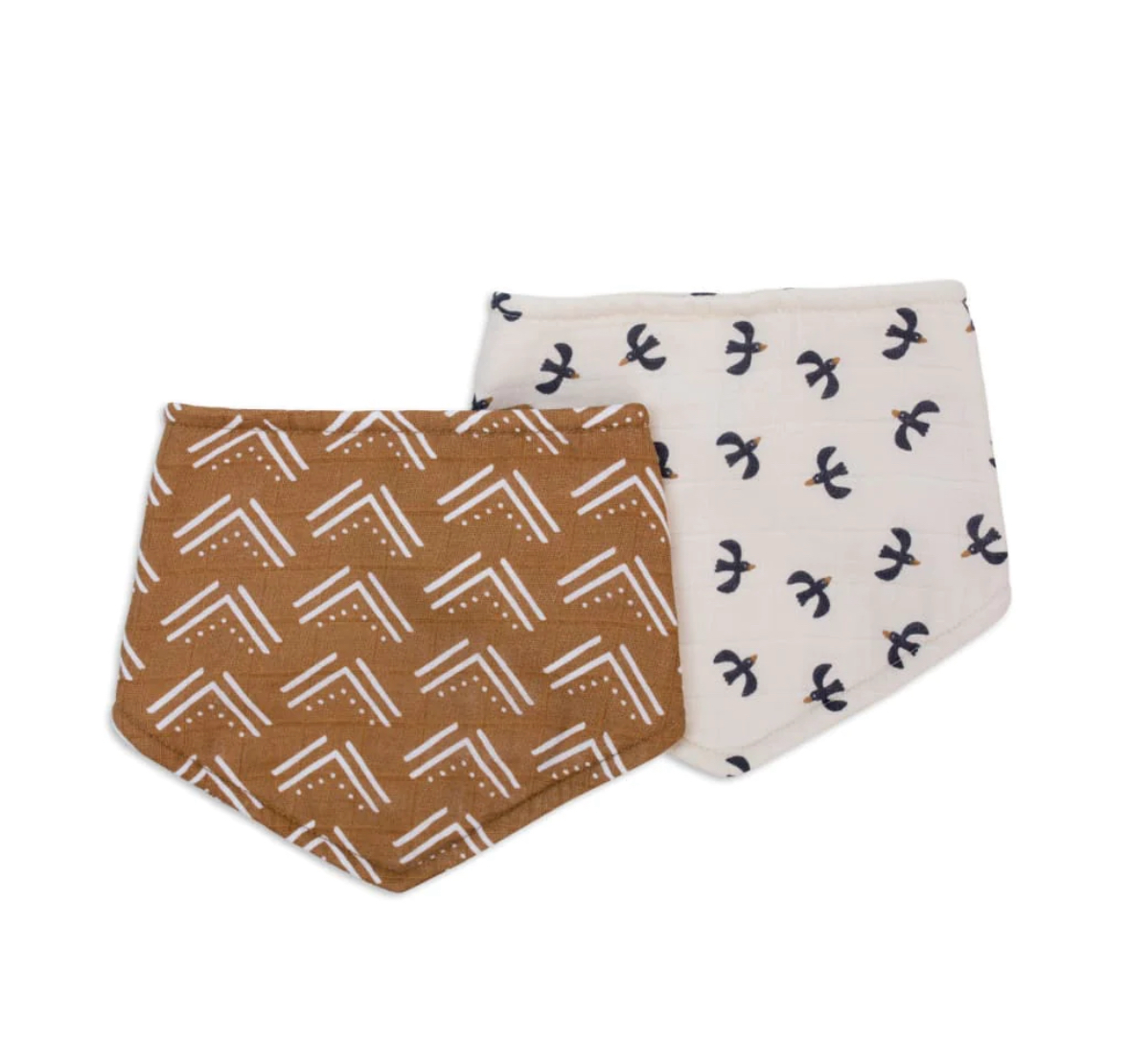 Lulujo Bandana Bib Set in Blackbirds