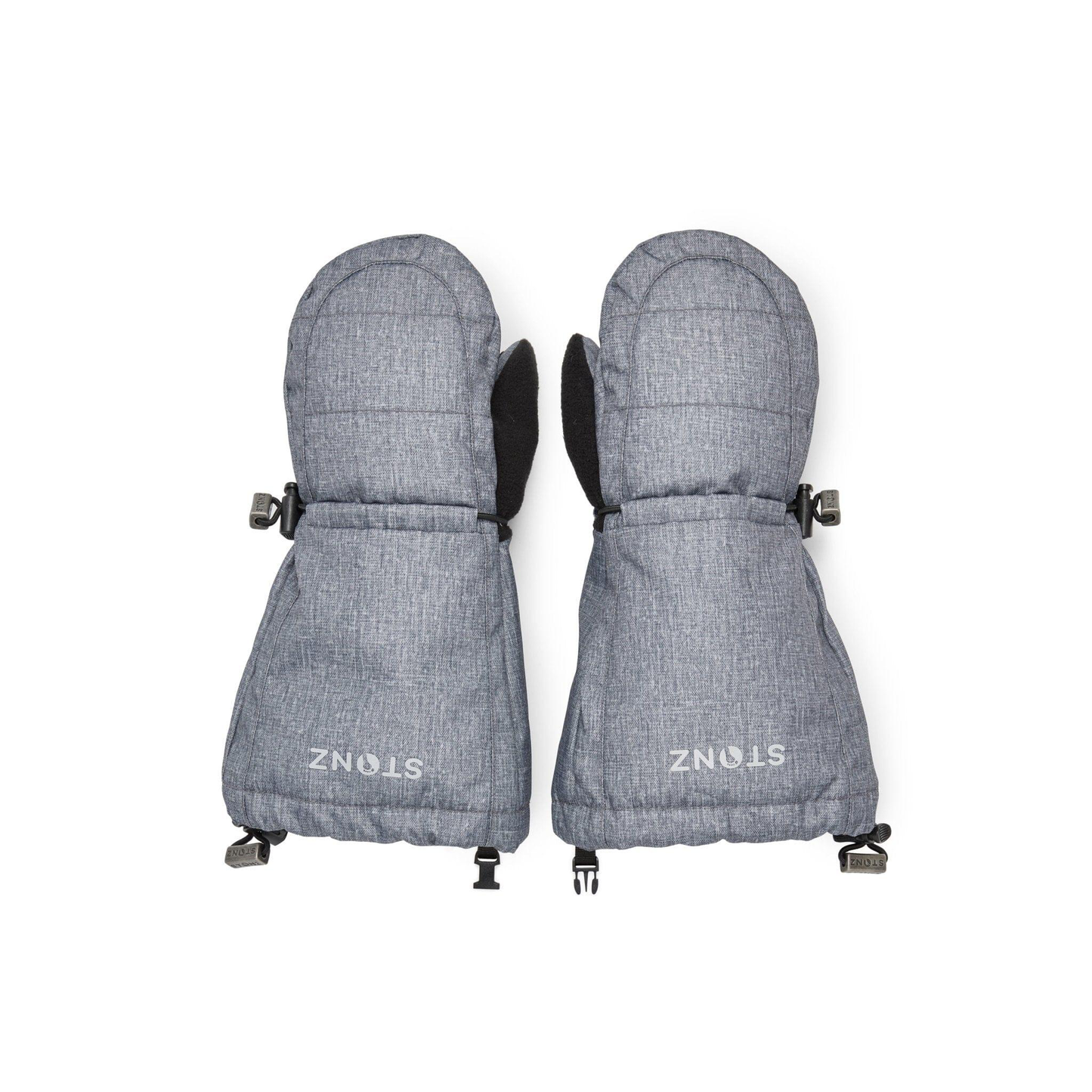 Stonz Kids Snow Mitts in Heather Grey