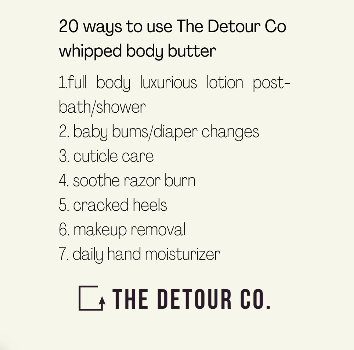 The Detour Company Body Butter Collection