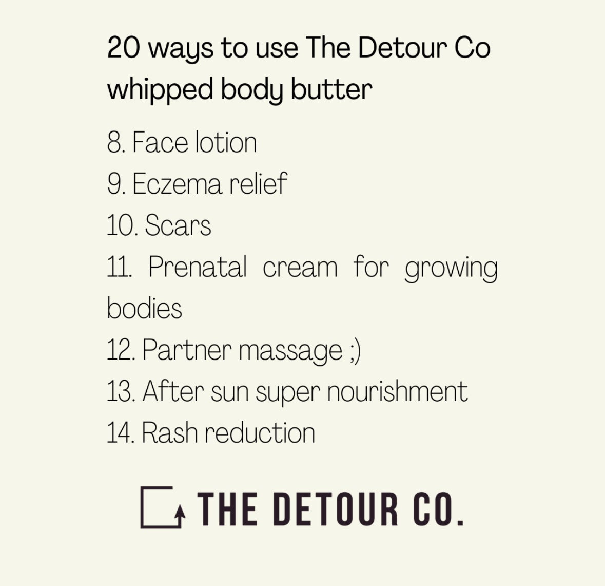 The Detour Company Body Butter Collection