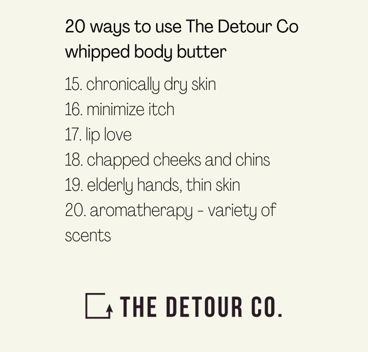 The Detour Company Body Butter Collection