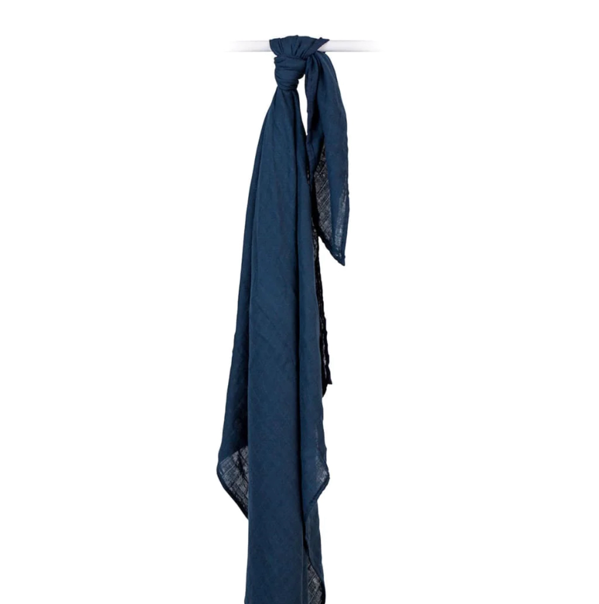 Lulujo Deluxe Muslin Swaddle in Navy