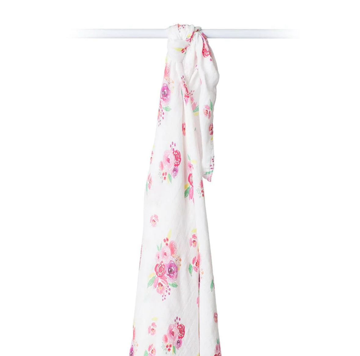 Lulujo Deluxe Muslin Swaddle in Posies