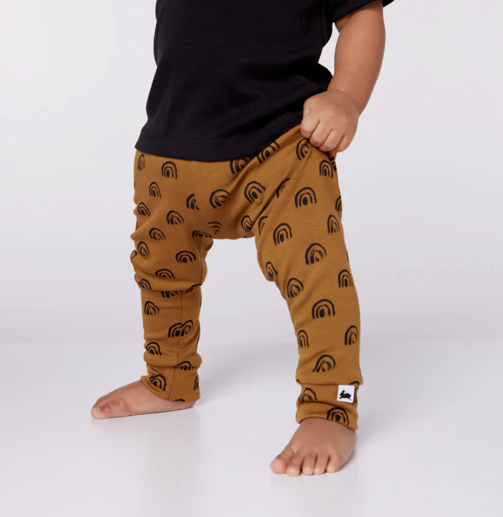 Little & Lively Leggings in Umber Rainbow