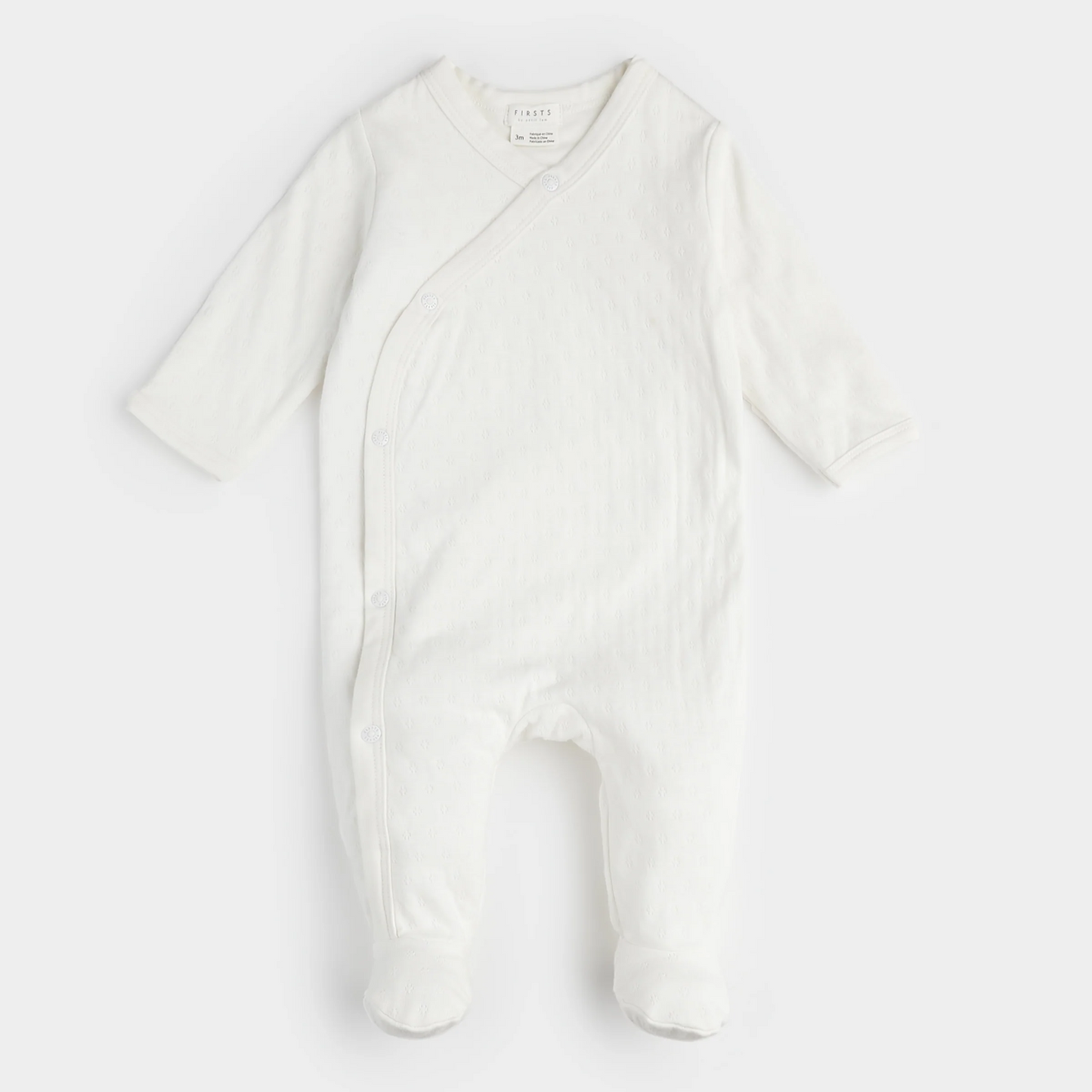 Petit Lem Pointelle Knit Sleeper
