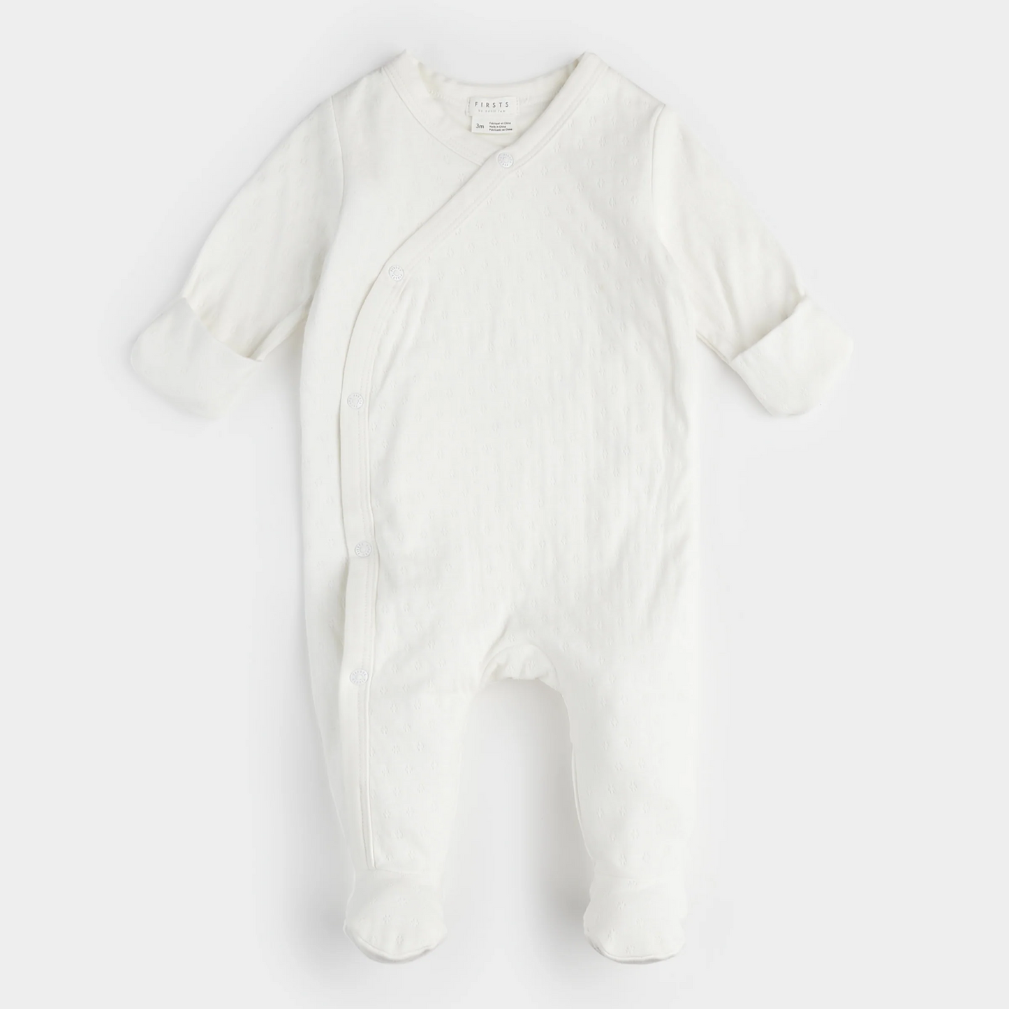 Petit Lem Pointelle Knit Sleeper